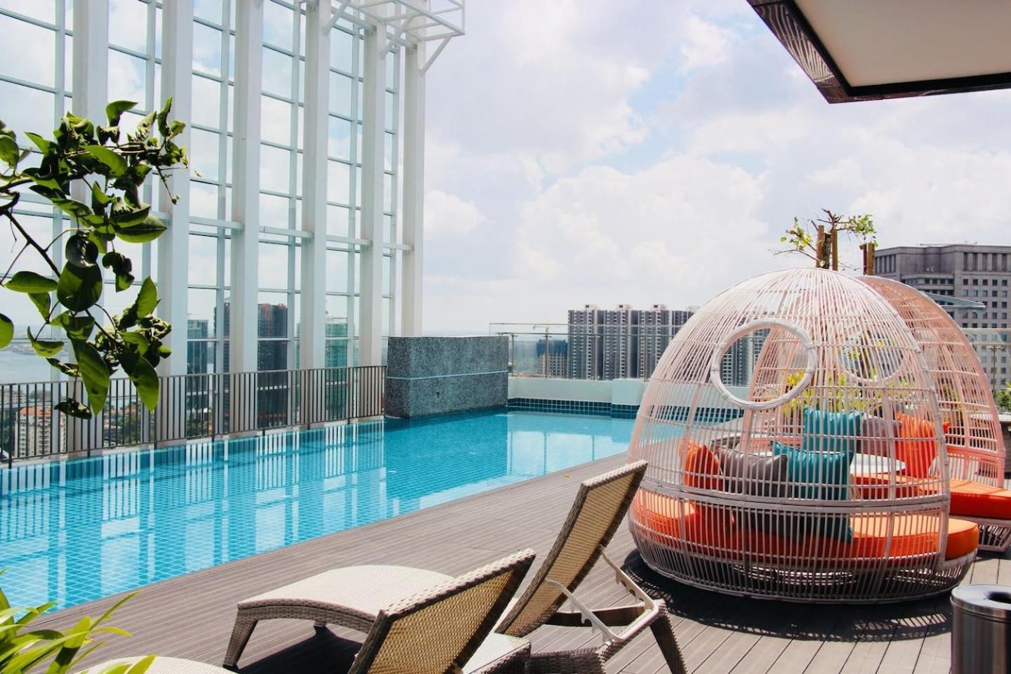 Modern, High Floor Suasana Suites 05 In Jb Johor Bahru Luaran gambar